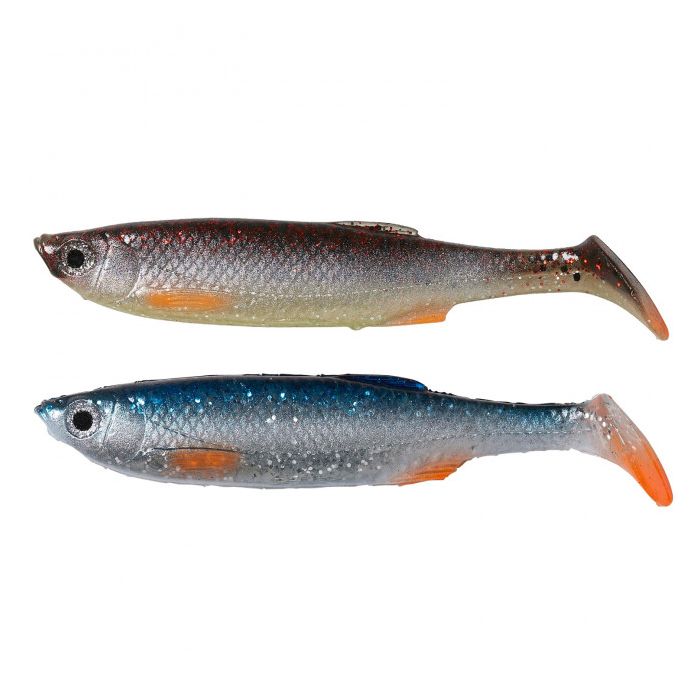 Leurre Savage Gear LB 3D Bleak Paddle Tail Roach et Green Pearl Silver