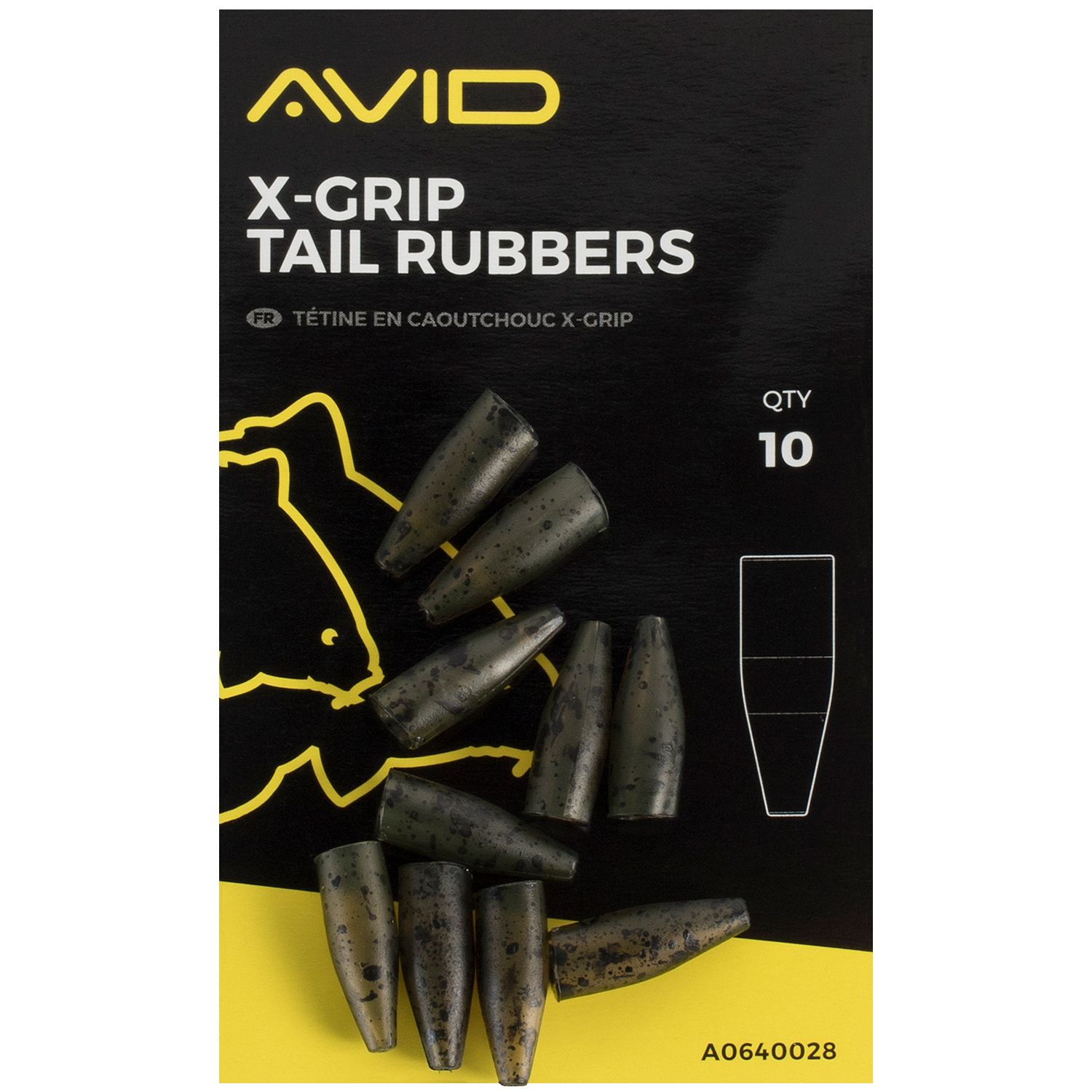 Avid Carp X-Grip Tail Rubbers