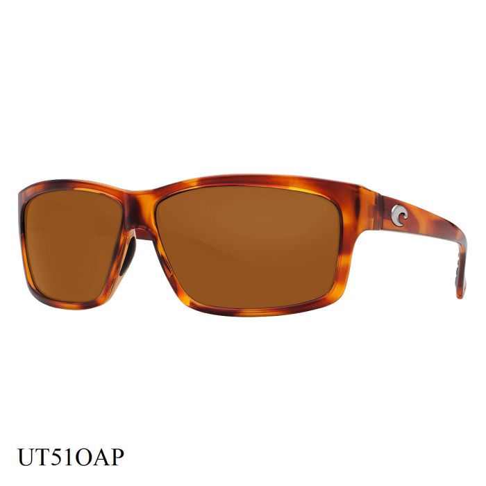 Costa Del Mar Cut  Sunglasses Honey Tortoise Frame Amber Lenses