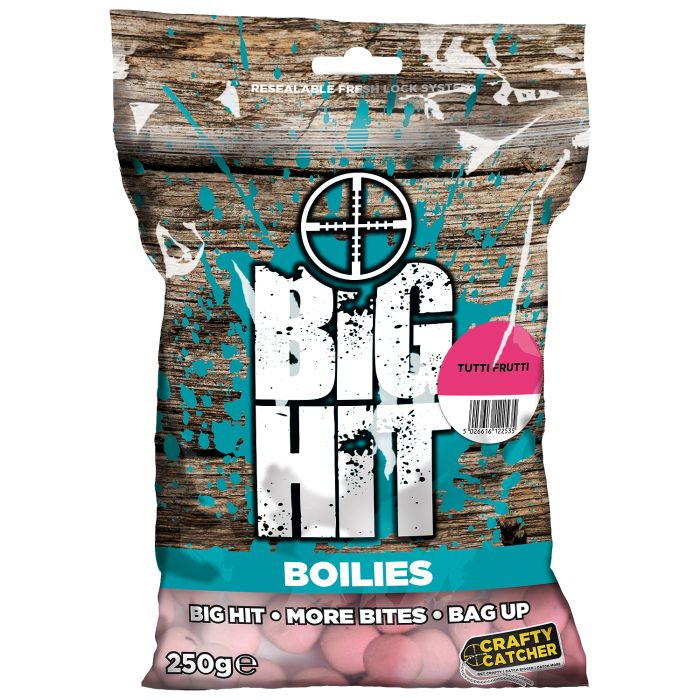 Crafty Catcher Big Hit Boilies 250g Tutti Frutti