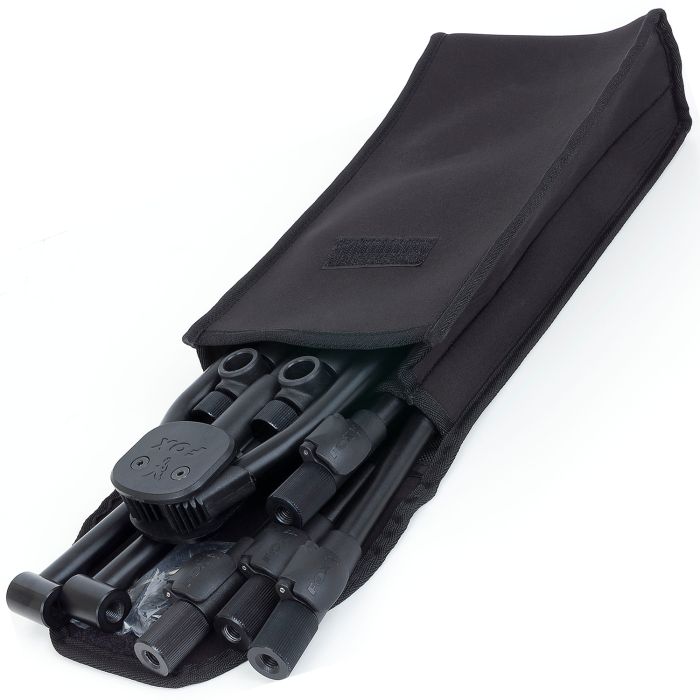 Étui du Rod Pod Fox Black Label Complete Compact 3-Cannes