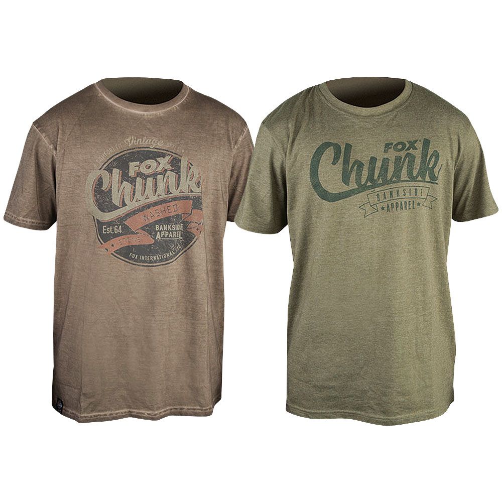 Fox Chunk Stonewash T Shirt