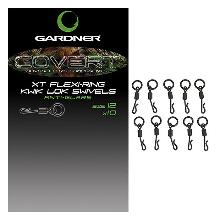 Gardner Covert XT Flexi-Ring Kwik Lok Swivels Packet
