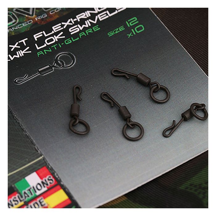 Gardner Covert XT Flexi-Ring Kwik Lok Swivels Close Up