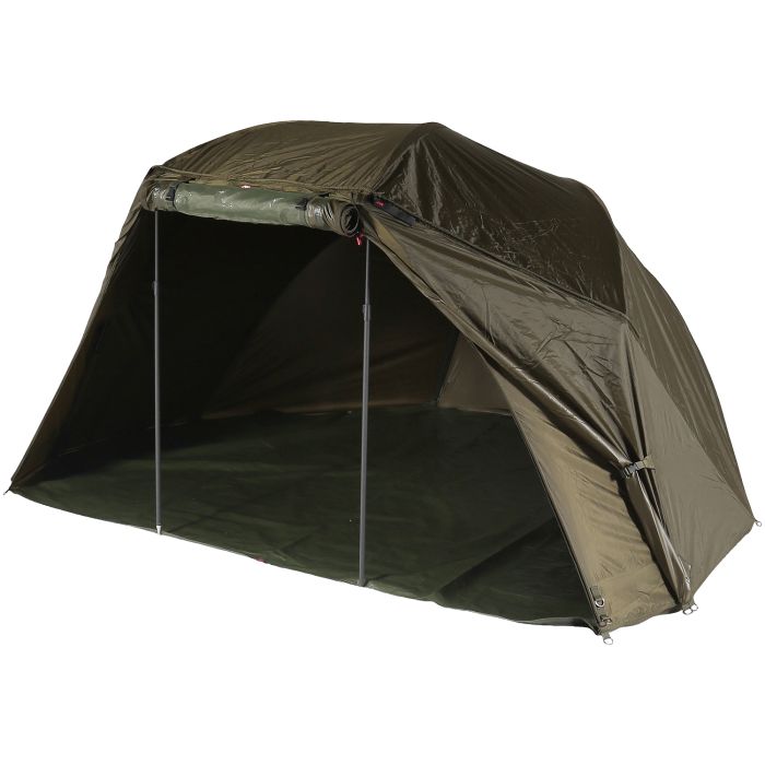 JRC Defender 60inch Oval Brolly Overwrap Front Open
