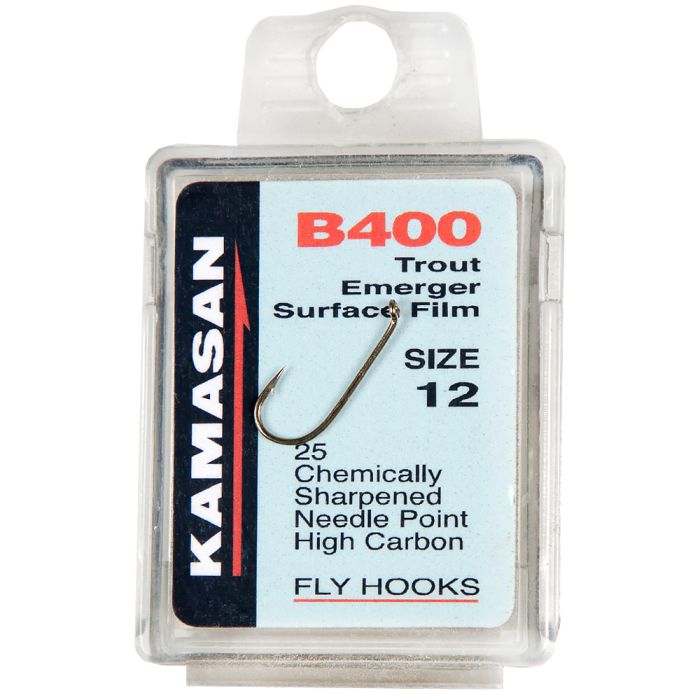 Kamasan B400 Trout Emerger Surface Film Fly Hooks