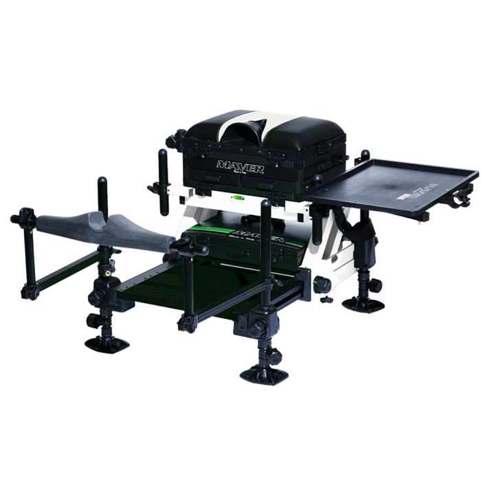 Maver S4 Z Frame Seat Box 3 Drawer Black