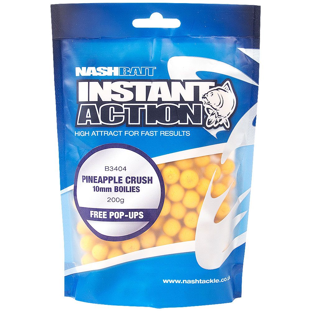 Nash Instant Action Pineapple Crush Boilies 10mm