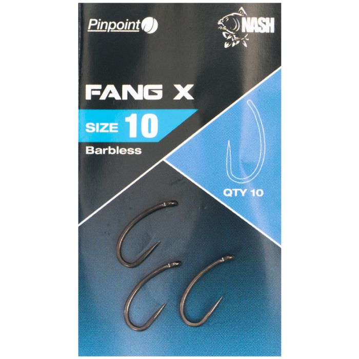 Nash Pinpoint Fang X Hooks Barbless