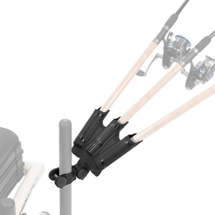 Preston OffBox 36 Triple Rod Support In Use