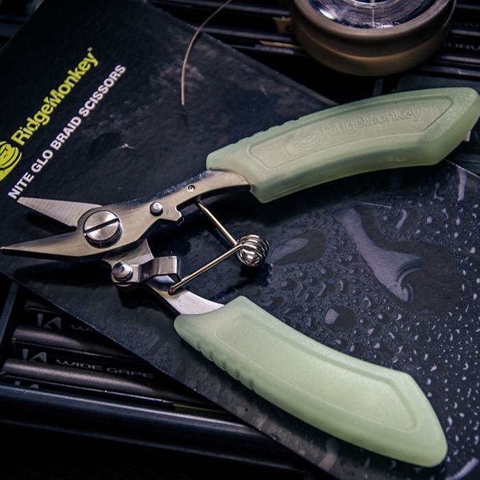 RidgeMonkey Nite Glow Braid Scissors 1