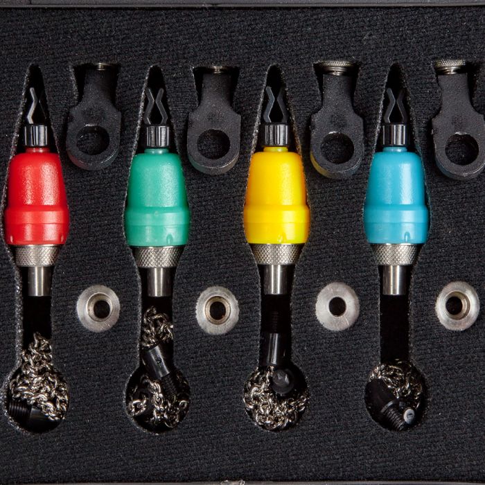 Bobines Solar Tackle Ipro Green x 3 avec clips Line Grip