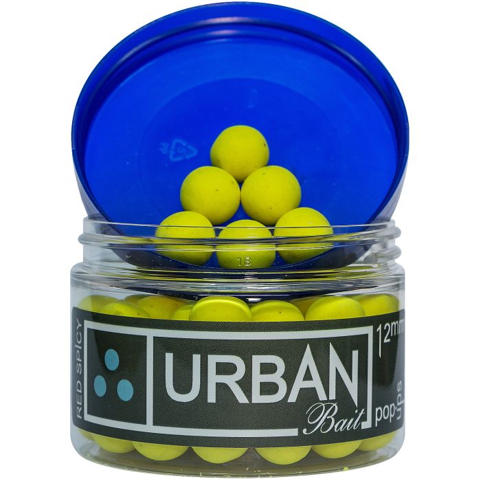 Urban Bait Red Spicy Fish Fluoro Yellow Pop Ups