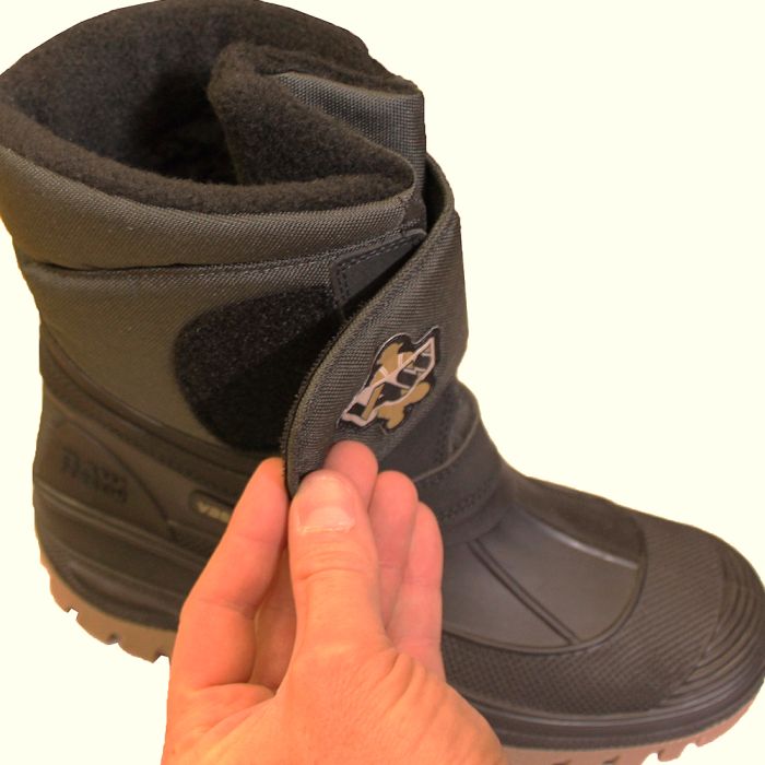 Vass Fleece Lined Boot With Quick Release Velcro Strap