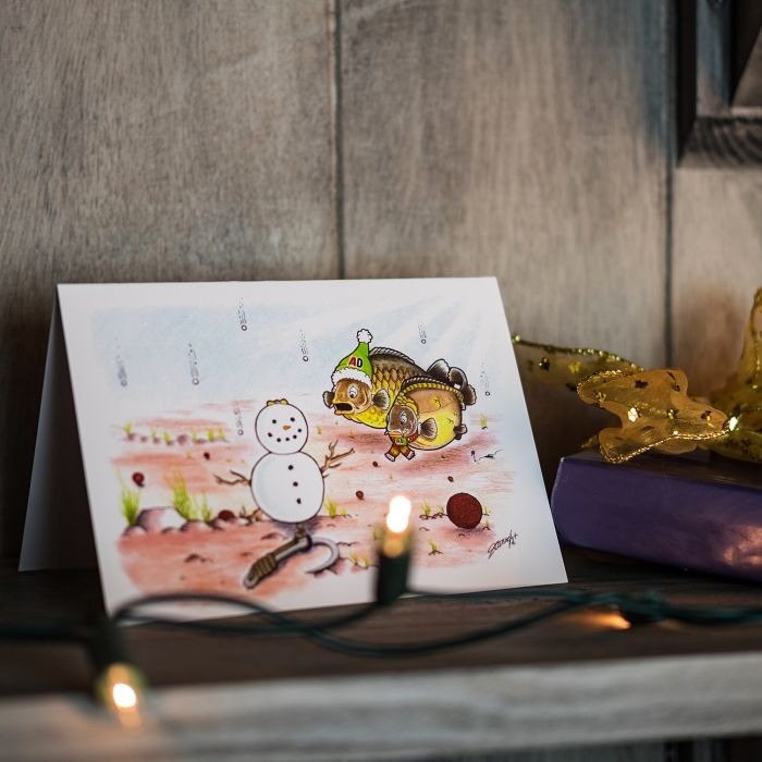 AD Snowman Rig Christmas Card 1