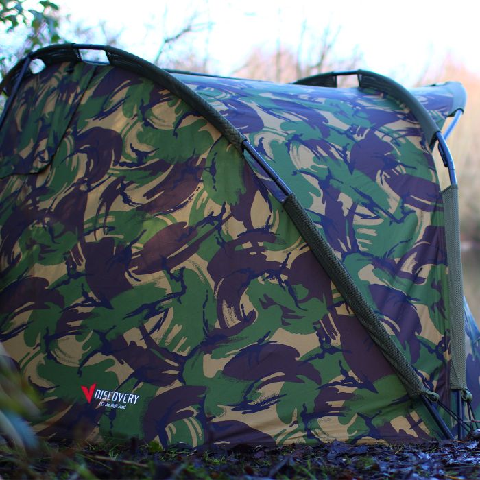 Close Up Showing Aluminium Poles nI Bivvy