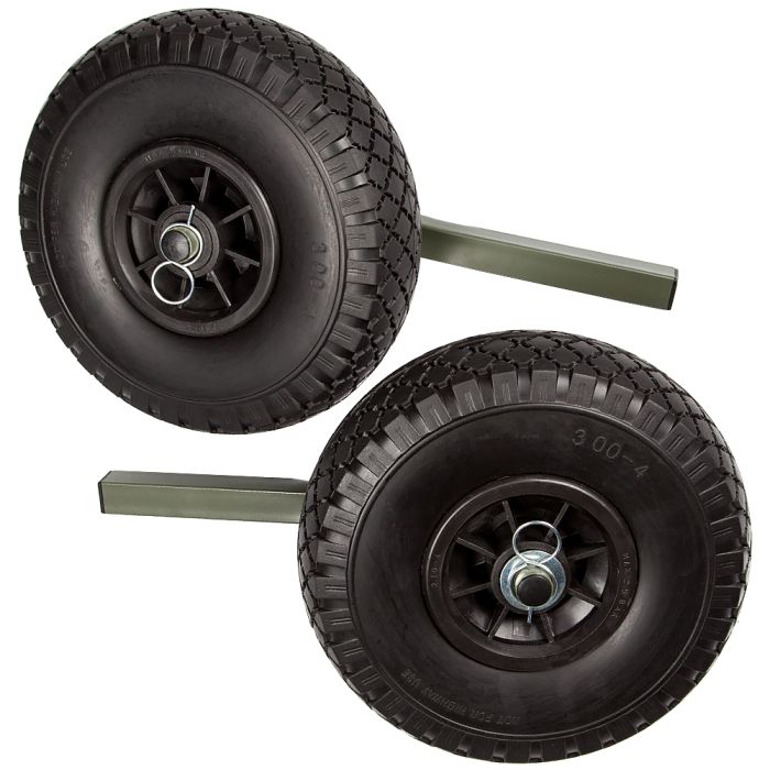 Carp Porter Triporter MK4S Fat Boy Puncture Proof Wheels Complete