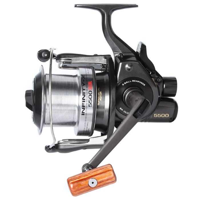 La gauche du Moulinet Daiwa Infinity X BR