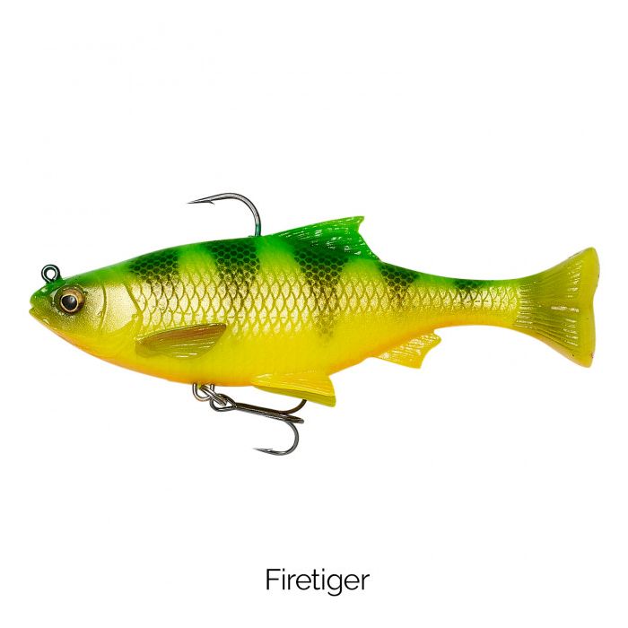 Leurre Savage Gear 3D Pulse Tail Gardon 10cm Firetiger