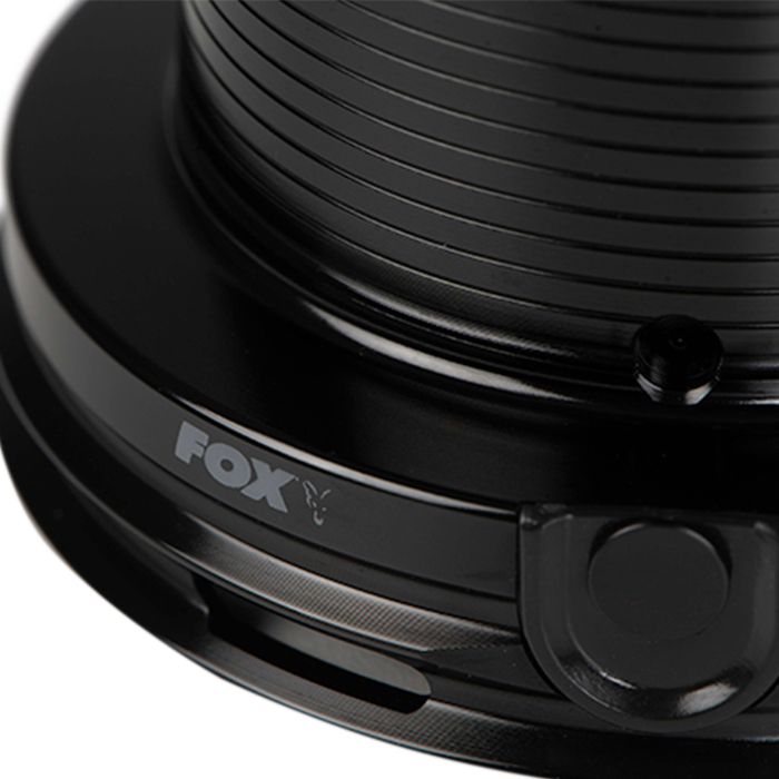 Fox 12000 XC Spare Spool Standard Logo Detail