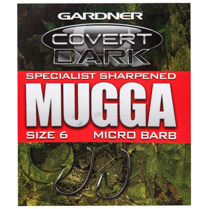 Gardner Specialist Sharpened Covert Dark Mugga Hooks 