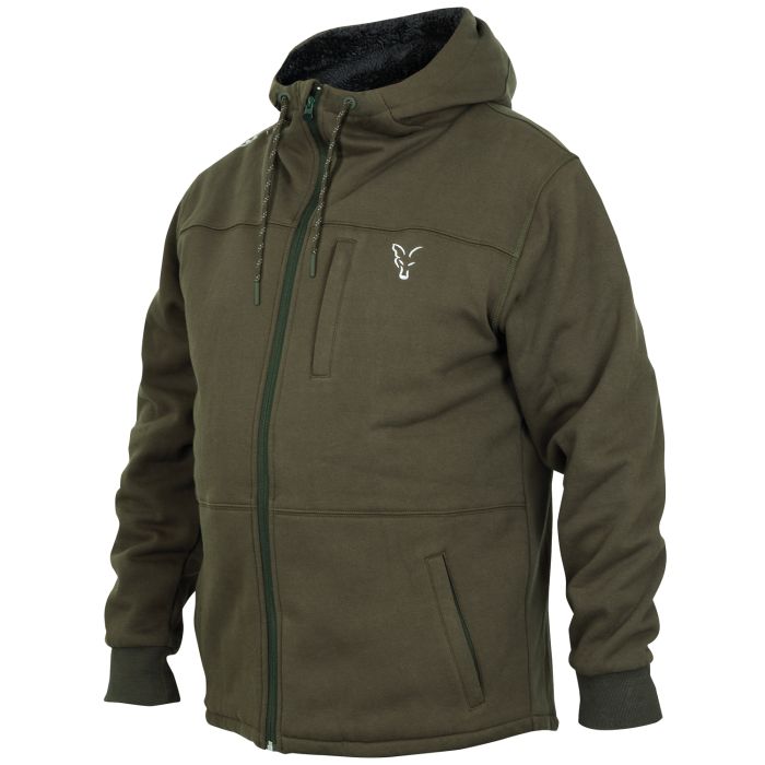 Fox sherpa lined hoodie shop