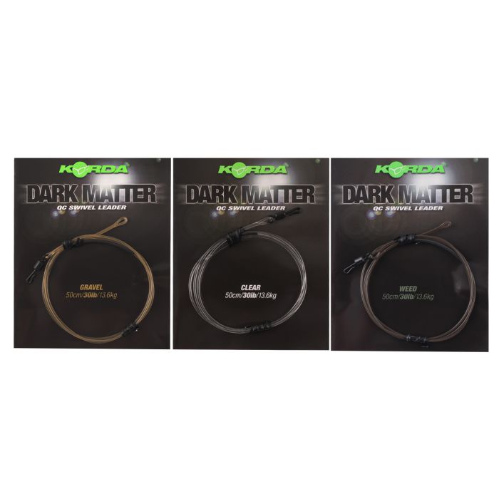 Korda Dark Matter QC Swivel Leader 50cm