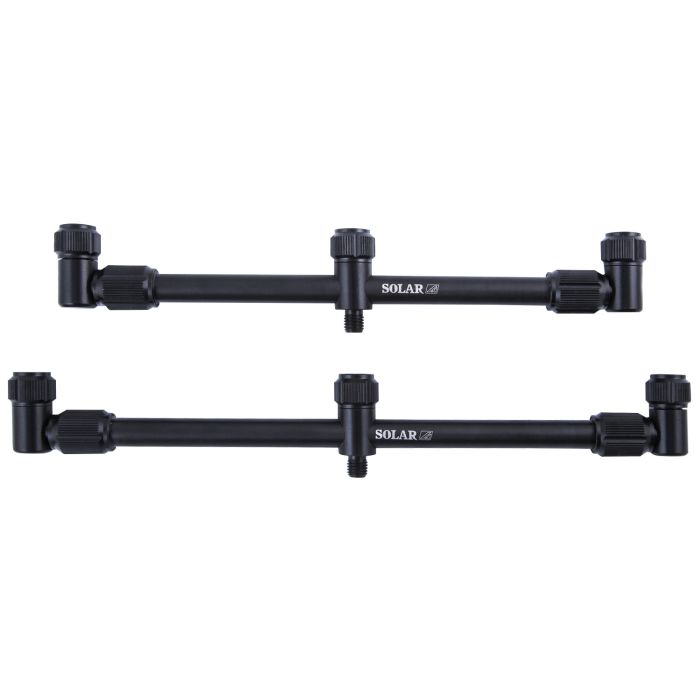 2 X 3 Barres Buzz Bars Alu Noir 30 Cm – Léger, Filetage Standard 13 Ou 16 Mm – Pour Détecteurs De Touche Et Repose-cannes