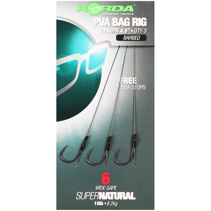 Korda Solidz PVA Rig Size 6 Barbed