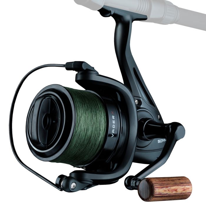 Sonik Vader X Spod Reel With Braid