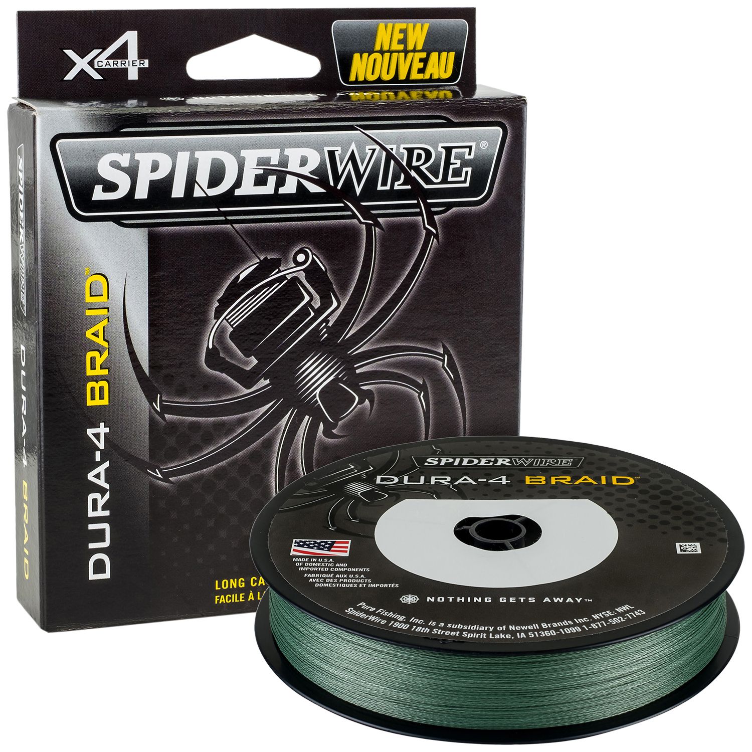Spiderwire Dura 4 Low Vis Green Braid