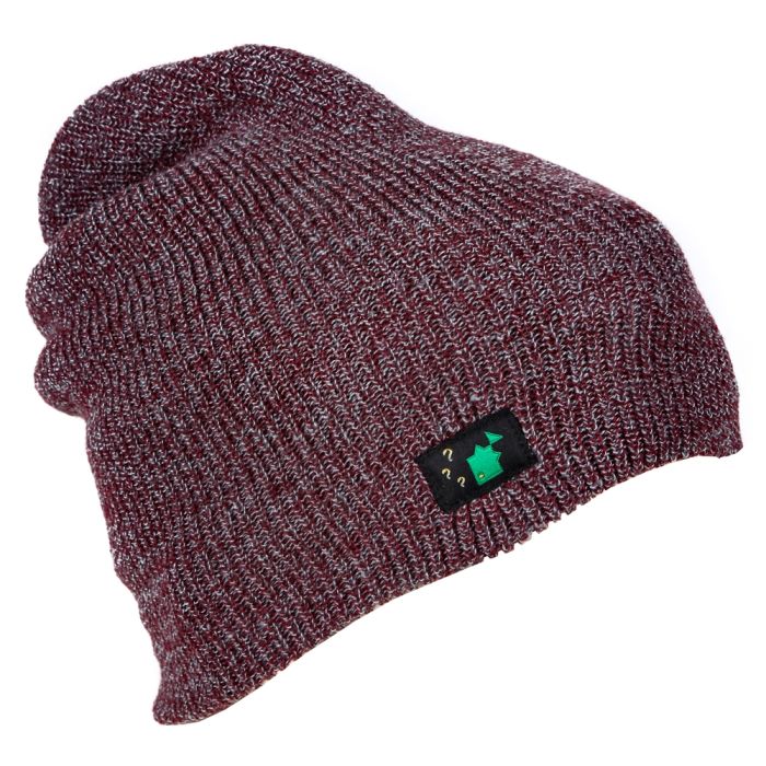 Thinking Anglers Heather Burgundy Beanie