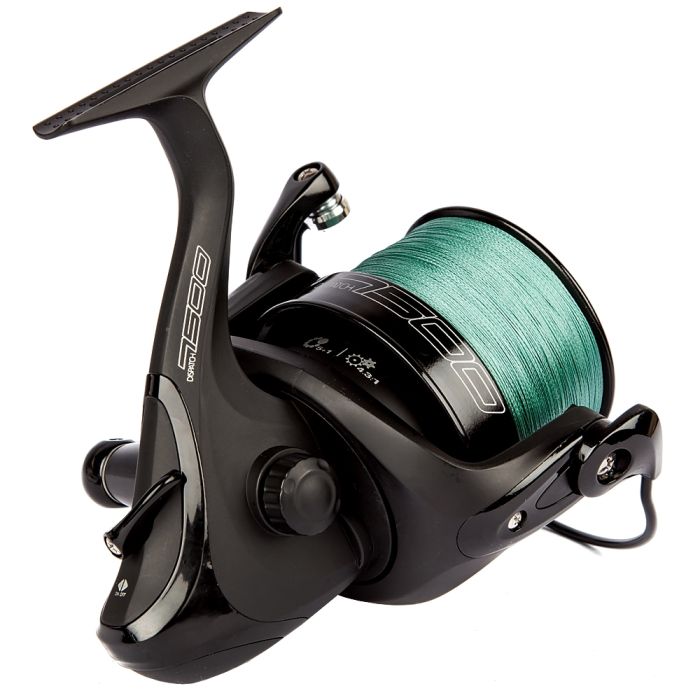 Wychwood Dispatch 7500 Spod Reel with Braid Angled View