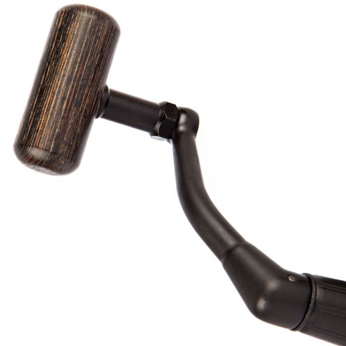 Vue Rapprochée du Moulinet Wychwood Riot Big Pit Noir 4