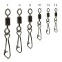 Mustad Rolling Swivel Diamond Eye And Snap Links