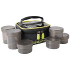 Pot à Esches Matrix Mini Bait Bag + 6