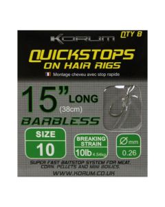 Bas de Ligne Korum Hook Hairs w Quickstops