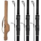 Canne Carpe Korda Kaizen Platinum Carp Rod Set 3 Inc FREE Divide Holdall 12ft