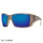 Costa Del Mar Blackfin Sunglasses Crystal Bronze Frame Blue Lenses