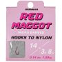 Drennan Red Maggot Hook To Nylon Hook