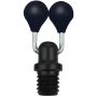 Fox Black Label Pivoting Ball Clip Black Ali