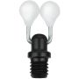 Fox Black Label Pivoting Ball Clip White