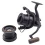 Moulinet Wychwood Riot Big Pit Noir avec une Bobine de Rechange