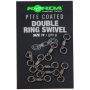 Korda PTFE Coated Double Ring Swivel