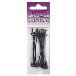 Connecteurs Élastiques Drennan Polemaster Taille L - Lot De 2 - Pour Élastiques Creux Carp Bungee Rose 14-16 Et Rouge 18-20