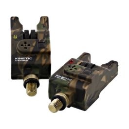Détecteur de Touche Kinetic X-Run Camo Micro Bite Alarms x2 - Red & Yellow