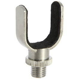 Support Tringle Penderie, 2PCS Supports de Tige à Bride en Alliage de Zinc pour Tringle à Rideau