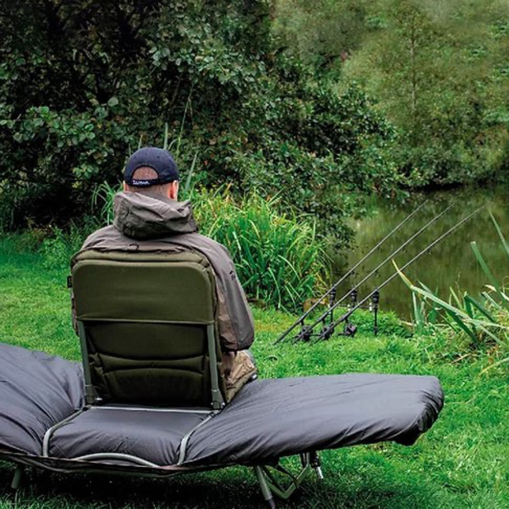 CARP DEAL : Tente de pêche MK 2 hommes + lit de pêche + chaise de pêche