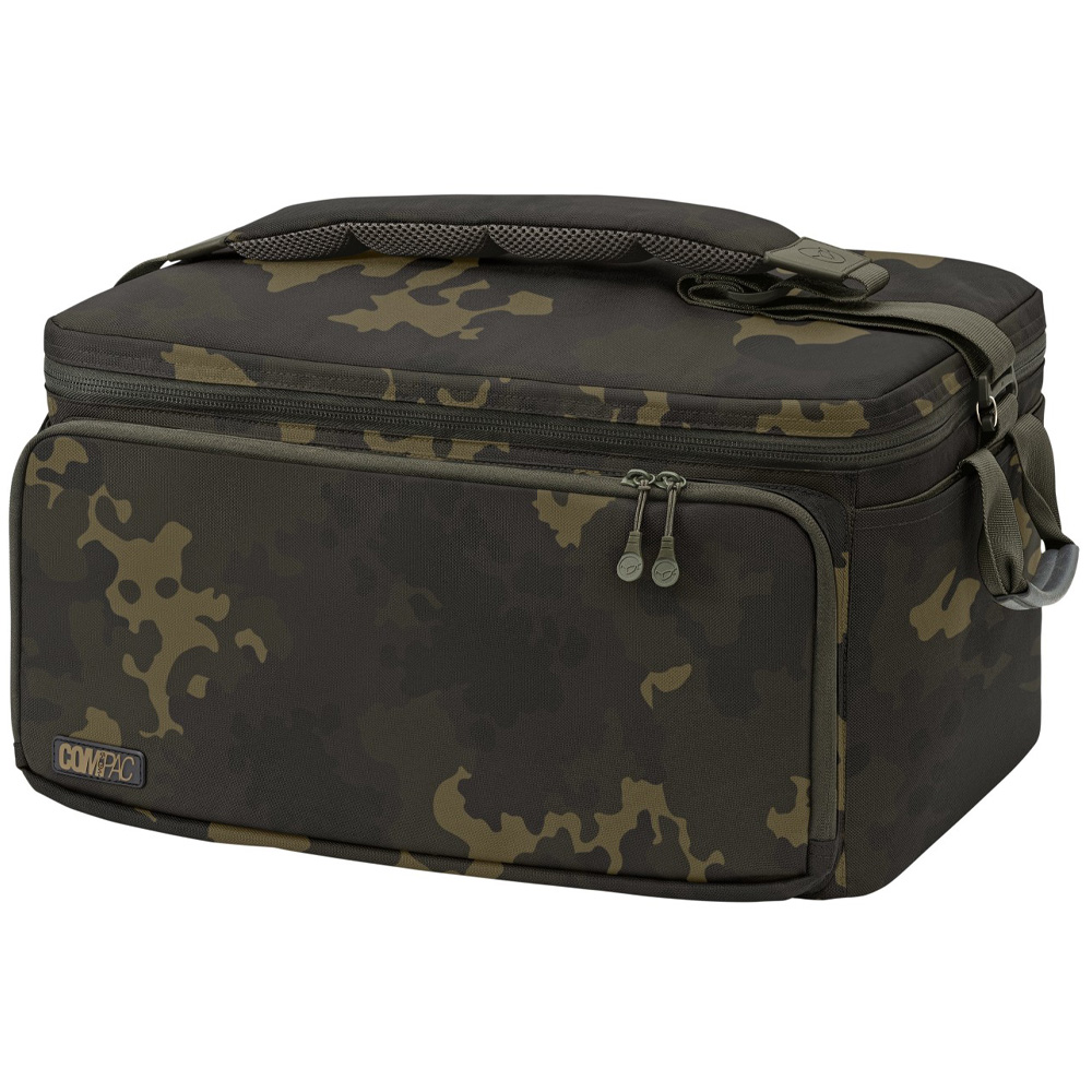 Sac à Dos Korda Compac 45 Litres Dark Camo - Dimensions 45x42x32 Cm, Pour Pêcheur Carpe, Rangement Optimisé