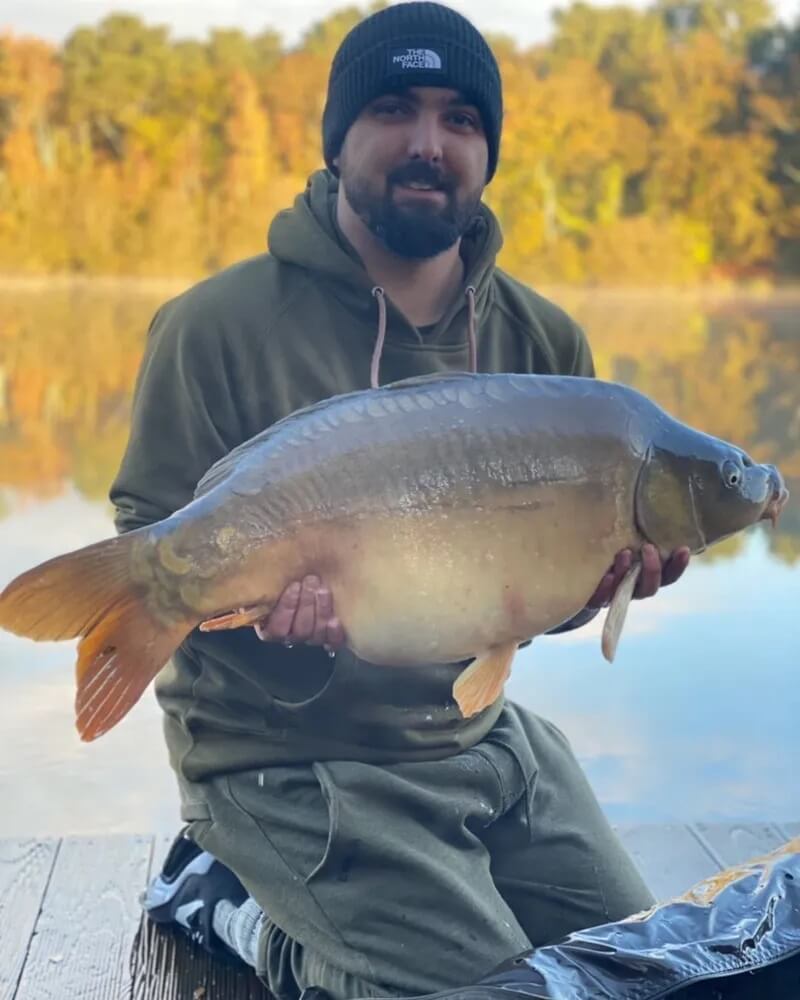 Carpe Attraper avec montage allemand avec Jimmy Penrose en France Carpe Attraper avec montage allemand avec Jimmy Penrose en France